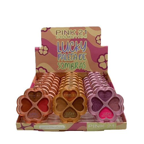 Pink Paleta De Sombras Lucky Cores Unick Make